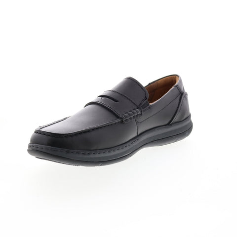Florsheim Central Penny Mens Black Leather Loafers & Slip Ons Penny Shoes