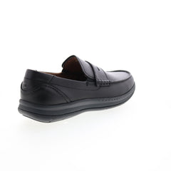 Florsheim Central Penny Mens Black Leather Loafers & Slip  display picture 2