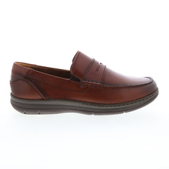 Florsheim Central Penny Mens Brown Leather Loafers & Slip Ons Penny Shoes