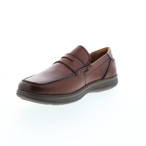 Florsheim Central Penny Mens Brown Leather Loafers & Slip Ons Penny Shoes
