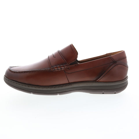 Florsheim Central Penny Mens Brown Leather Loafers & Slip Ons Penny Shoes