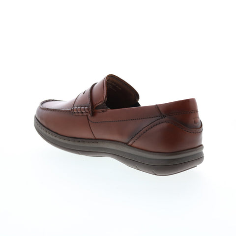 Florsheim Central Penny Mens Brown Wide Loafers & Slip Ons Penny Shoes