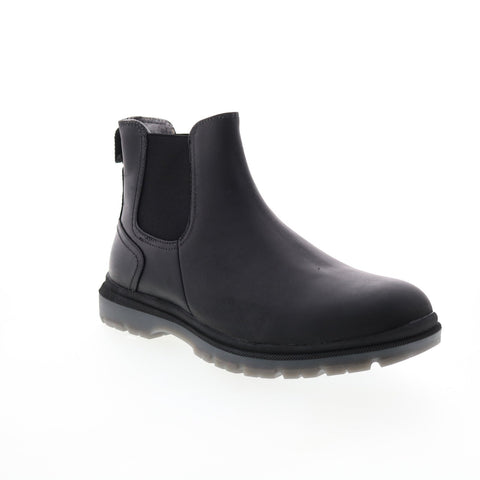Florsheim Lookout Gore Boot 13395-010-W Mens Black Wide Chelsea Boots