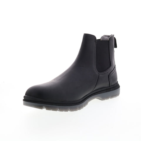 Florsheim Lookout Gore Boot 13395-010-W Mens Black Wide Chelsea Boots