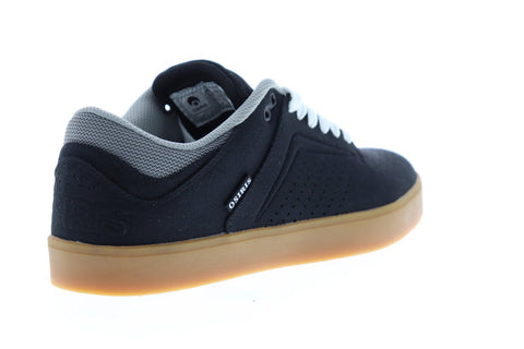 Osiris Techniq VLC 1342 141 Mens Black Canvas Athletic Lace Up Skate Shoes