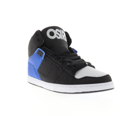 Osiris NYC 83 CLK Mens Black Leather Athletic Lace Up Skate Shoes