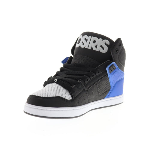 Osiris NYC 83 CLK Mens Black Leather Athletic Lace Up Skate Shoes
