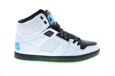 Osiris NYC 83 Clk 1343 1494 Mens White Leather Skate Inspired Sneakers Shoes