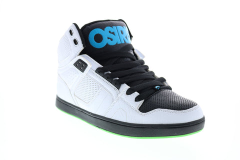 Osiris NYC 83 Clk 1343 1494 Mens White Leather Skate Inspired Sneakers Shoes