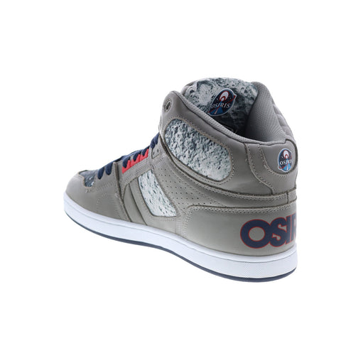 Osiris NYC 83 CLK 1343 2783 Mens Gray Synthetic Skate Sneakers Shoes