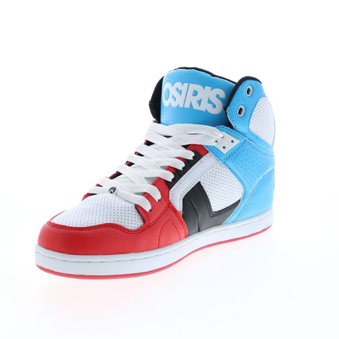 Osiris NYC 83 CLK 1343 2784 Mens Red White Synthetic Skate Sneakers Shoes
