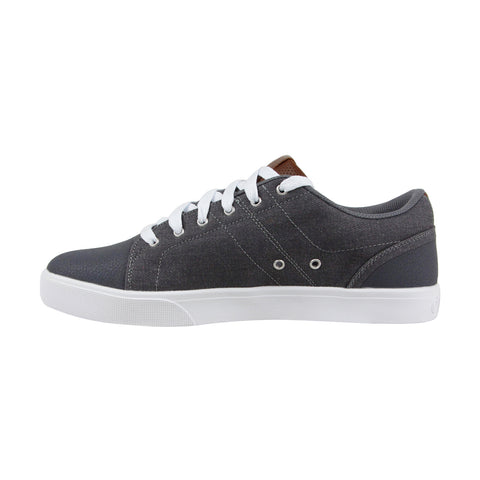 Osiris Turin 1345 2594 Mens Gray Leather Low Top Lace Up Skate Sneakers Shoes