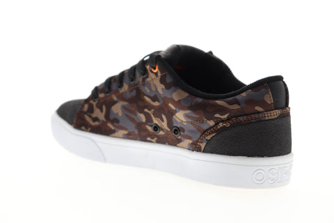 Osiris Turin 1345 2655 Mens Black Suede Camouflage Low Top Skate Sneakers Shoes