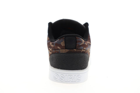 Osiris Turin 1345 2655 Mens Black Suede Camouflage Low Top Skate Sneakers Shoes