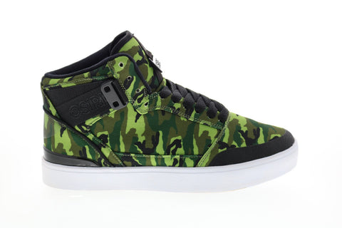 Osiris Cultur 1350 2702 Mens Green Canvas Skate Inspired Sneakers Shoes