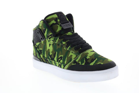 Osiris Cultur 1350 2702 Mens Green Canvas Skate Inspired Sneakers Shoes