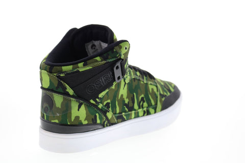 Osiris Cultur 1350 2702 Mens Green Canvas Skate Inspired Sneakers Shoes