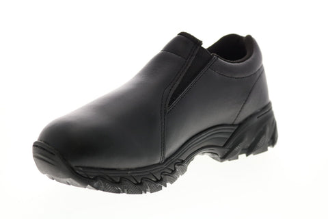 Original Swat Chase Moc 135001 Mens Black Leather Slip On Tactical Boots