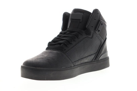 Osiris Cultur 1350 480 Mens Black Leather Lace Up Athletic Skate Shoes