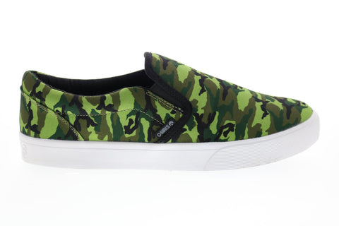 Osiris Jet Set 1351 2702 Mens Green Canvas Skate Inspired Sneakers Shoes