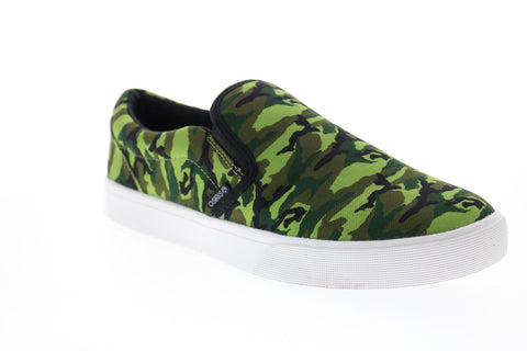 Osiris Jet Set 1351 2702 Mens Green Canvas Skate Inspired Sneakers Shoes