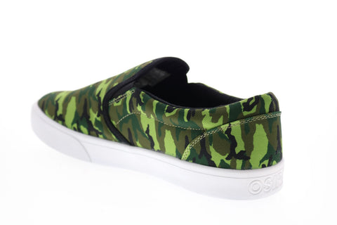 Osiris Jet Set 1351 2702 Mens Green Canvas Skate Inspired Sneakers Shoes