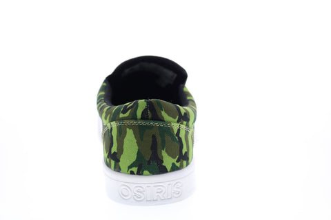 Osiris Jet Set 1351 2702 Mens Green Canvas Skate Inspired Sneakers Shoes