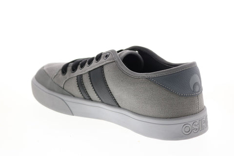 Osiris Kort Vlc 1352 2374 Mens Gray Canvas Skate Inspired Sneakers Shoes