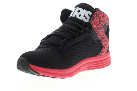 Osiris Equinox LTE 1355 2105 Mens Black Mesh Mid Top Skate Sneakers Shoes