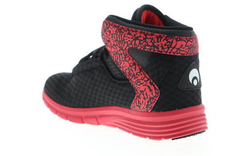 Osiris Equinox LTE 1355 2105 Mens Black Mesh Mid Top Skate Sneakers Shoes
