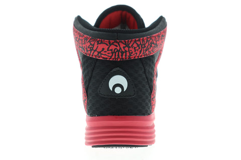 Osiris Equinox LTE 1355 2105 Mens Black Mesh Mid Top Skate Sneakers Shoes