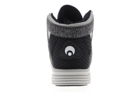 Osiris Equinox LTE 1355 2727 Mens Black Mesh Mid Top Skate Sneakers Shoes