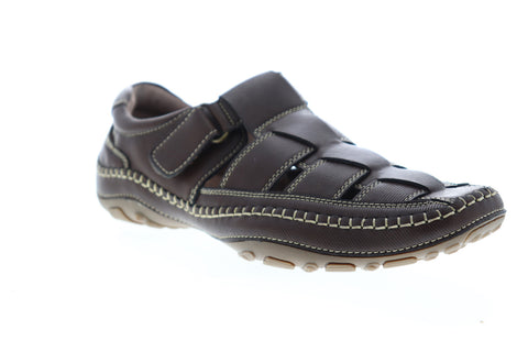 GBX Sentaur 135592-2 Mens Brown Adjustable Strap Sport Sandals Shoes