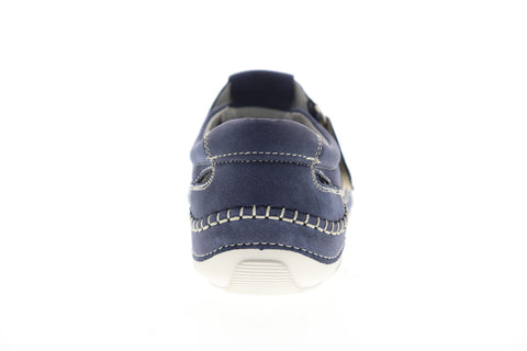 GBX Sentaur 135593 Mens Blue Suede Adjustable Strap Sport Sandals Shoes