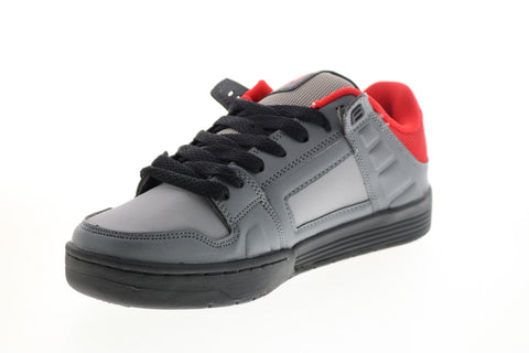 Osiris Sequence 1358 1554 Mens Gray Canvas Skate Inspired Sneakers Shoes