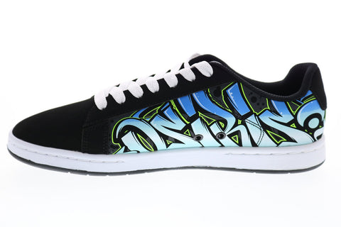 Osiris Icon 1361 2274 Mens Black Synthetic Skate Inspired Sneakers Shoes