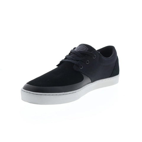 Osiris Extra 1364 696 Mens Black Suede Skate Inspired Sneakers Shoes