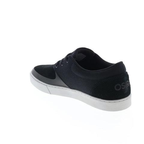 Osiris Extra 1364 696 Mens Black Suede Skate Inspired Sneakers Shoes