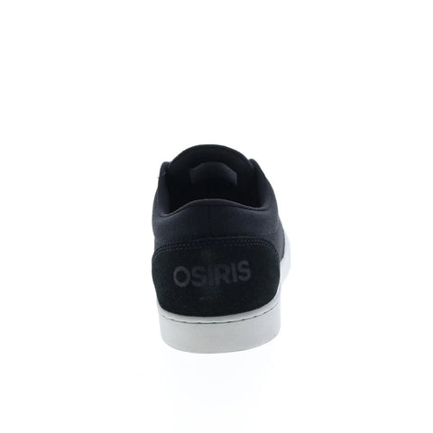 Osiris Extra 1364 696 Mens Black Suede Skate Inspired Sneakers Shoes