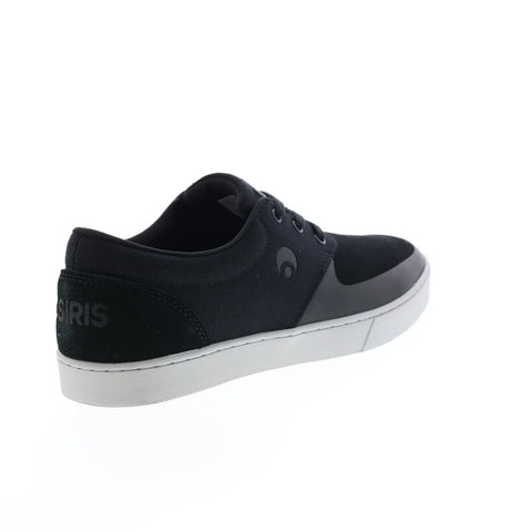 Osiris Extra 1364 696 Mens Black Suede Skate Inspired Sneakers Shoes