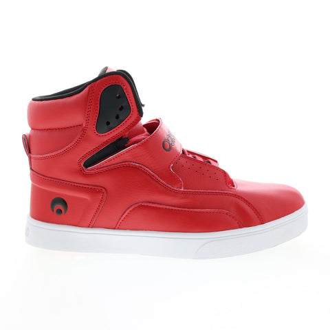 Osiris Rize Ultra 1372 1567 Mens Red Synthetic Lace Up Skate Sneakers Shoes