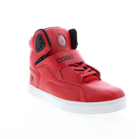 Osiris Rize Ultra 1372 1567 Mens Red Lace Up Skate Inspired Sneakers Shoes
