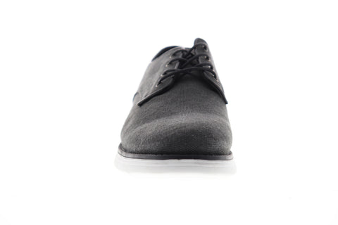 GBX Hammon 137791 Mens Black Canvas Low Top Lace Up Plain Toe Oxfords Shoes