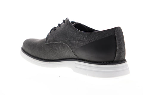 GBX Hammon 137791 Mens Black Canvas Low Top Lace Up Plain Toe Oxfords Shoes