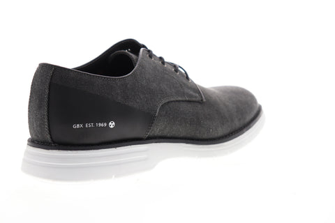 GBX Hammon 137791 Mens Black Canvas Low Top Lace Up Plain Toe Oxfords Shoes