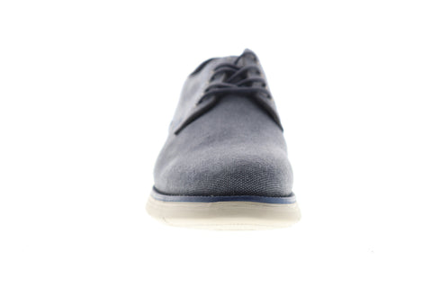 GBX Hammon 137793 Mens Blue Canvas Lace Up Plain Toe Oxfords Shoes