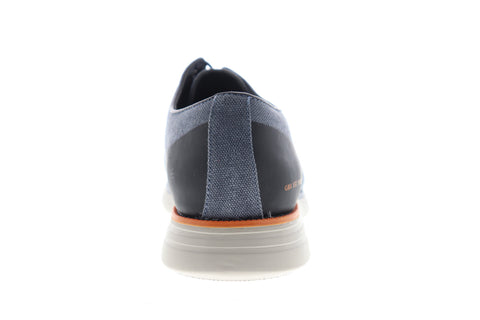 GBX Hammon 137793 Mens Blue Canvas Lace Up Plain Toe Oxfords Shoes