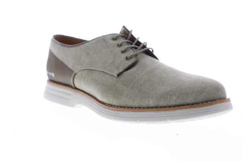 GBX Hammon 137799 Mens Gray Canvas Low Top Lace Up Plain Toe Oxfords Shoes