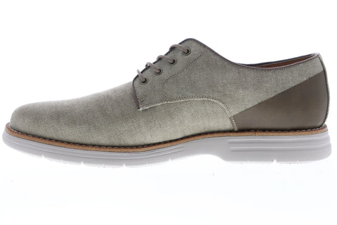 GBX Hammon 137799 Mens Gray Canvas Low Top Lace Up Plain Toe Oxfords Shoes