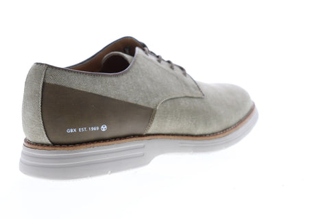 GBX Hammon 137799 Mens Gray Canvas Low Top Lace Up Plain Toe Oxfords Shoes